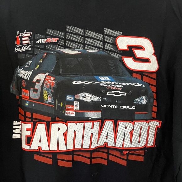 Winners Circle Nascar Mens Black T Shirt Large The Intimidiator 3 Dale Earnhardt - Picture 8 of 10